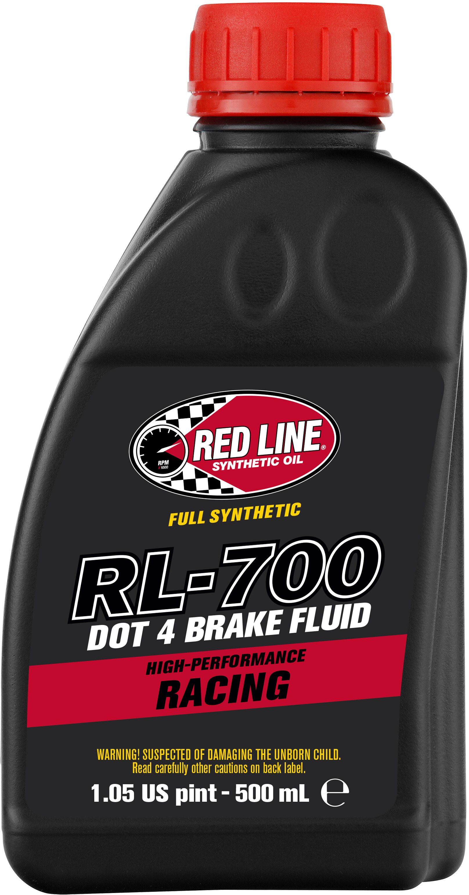 RED LINE RL-700 DOT 4 SYN BRAKE FLUID 500ML 6/CASE