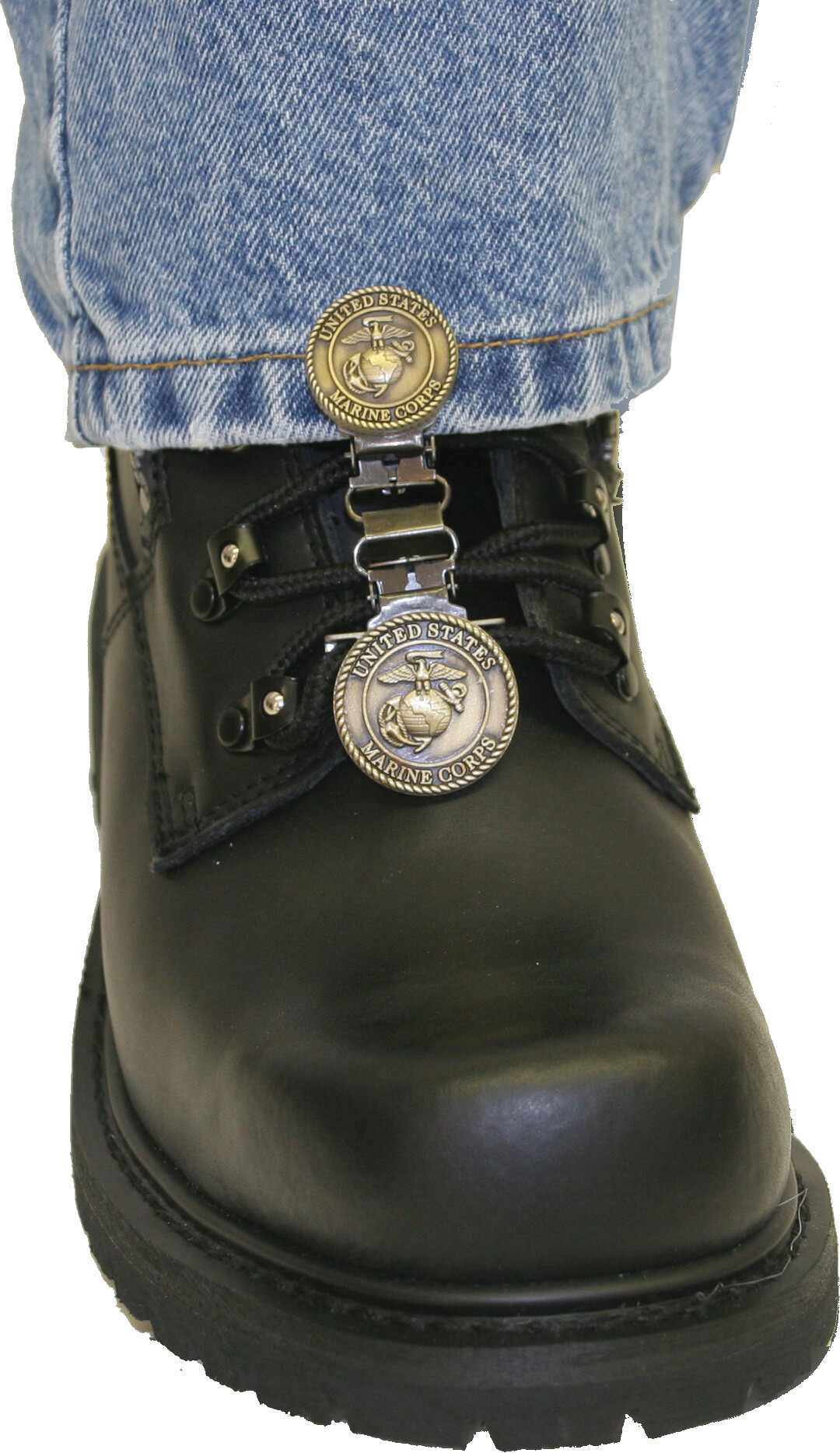 RYDER CLIPS CLIPS FOR LACED BOOTS USMC BRONZE