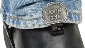 RYDER CLIPS CLIPS FOR STIRRUP/STRAP BOOTS JOHN 3:16