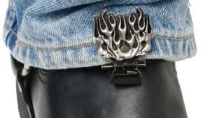 RYDER CLIPS CLIPS FOR STIRRUP/STRAP BOOTS FLAMES