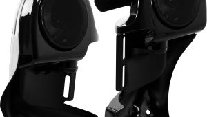 SADDLE TRAMP LOWER FAIRINGS W/SPKR PODS FLH/FLT 83-13 6.5 IN.