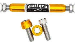 SANTORO FABWORX SHIFT LINKAGE MID-CTRLS GOLD M8 SOFTAIL