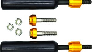 SANTORO FABWORX SHOCK MOUNT SLIDERS GOLD DYNA 09-17