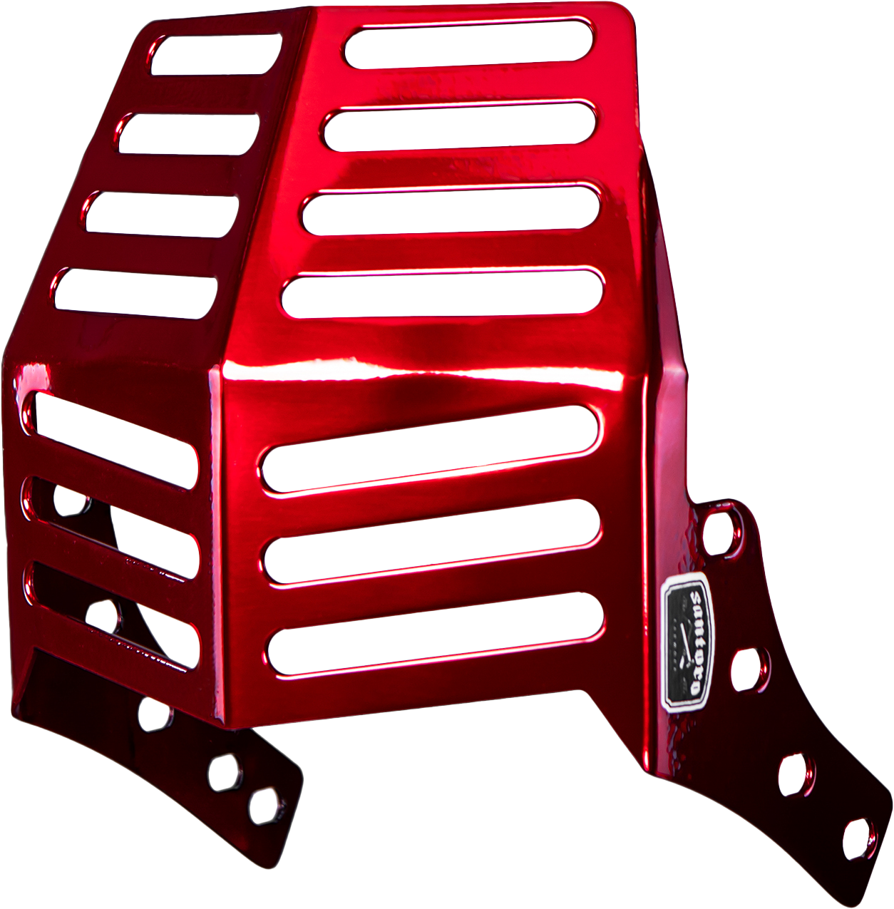 SANTORO FABWORX HOCKEY MASK RED SOFTAIL