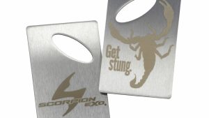 SCORPION EXO BOTTLE OPENER 3.75 X 2.25 (FITS IN WALLET)