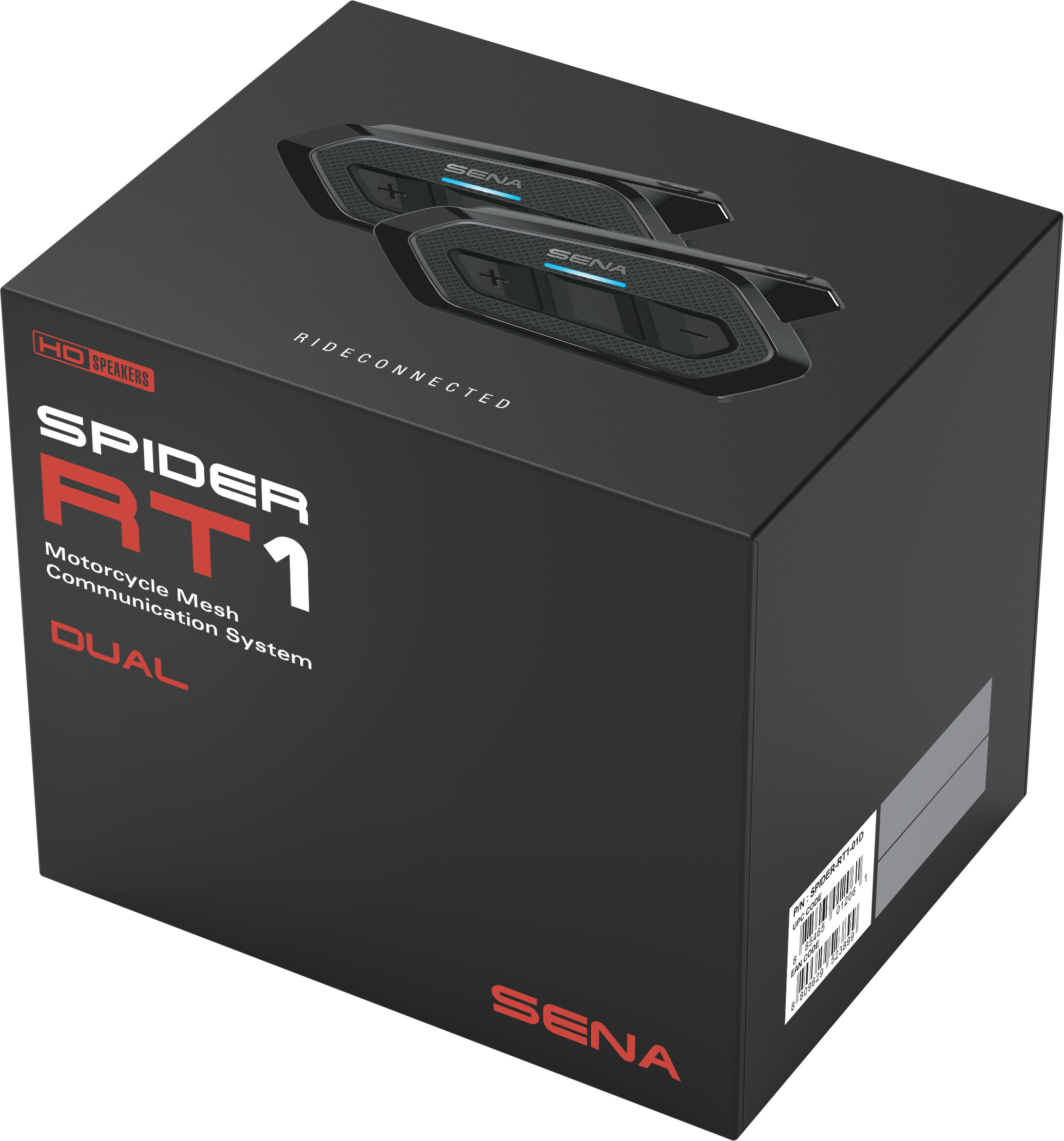 SENA SPIDER RT1 MESH COMMUNICATION SYSTEM DUAL 3 BUTTON