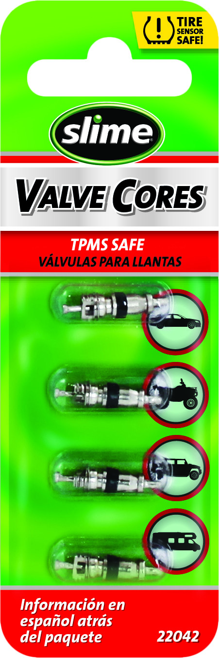 SLIME 4/PC VALVE CORES SHORT