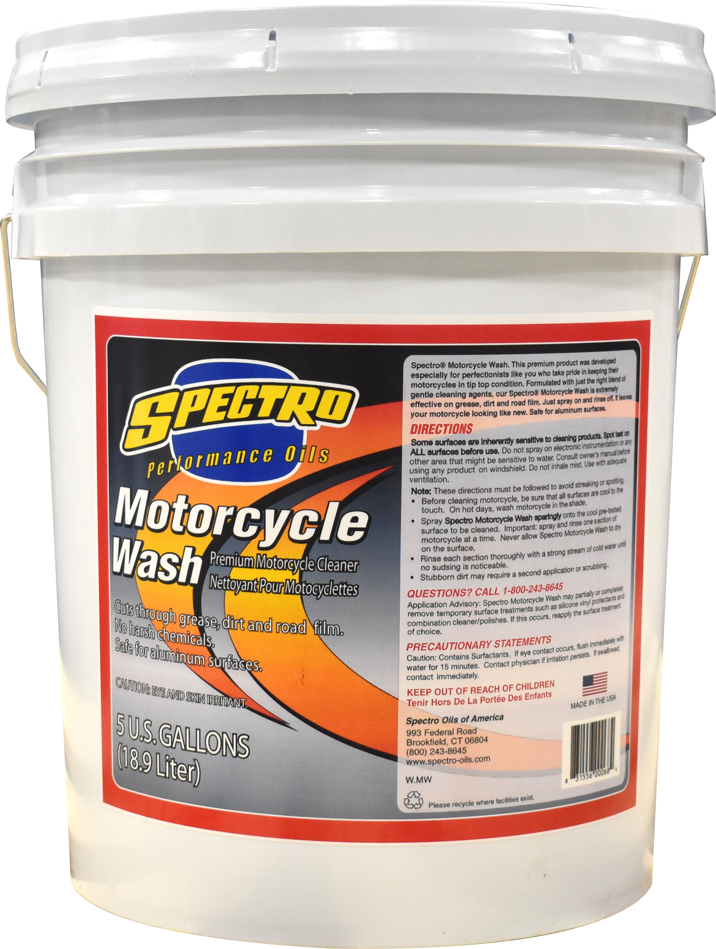 SPECTRO PREMIUM MOTORCYCLE WASH 5 GAL