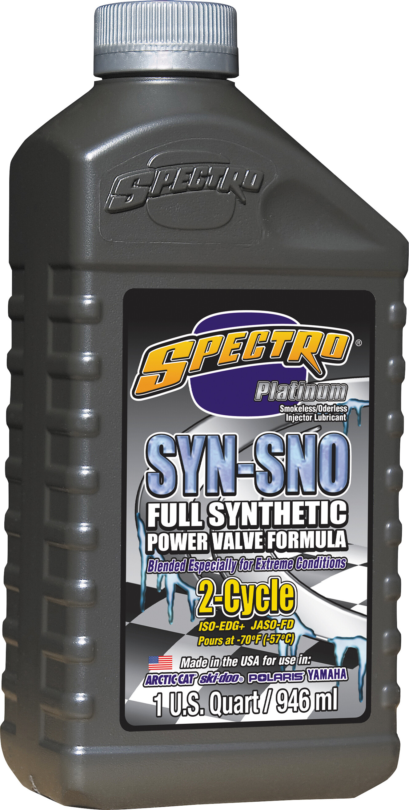 SPECTRO PLATINUM SYN POWERVALVE OIL 2T 1QT SNOW