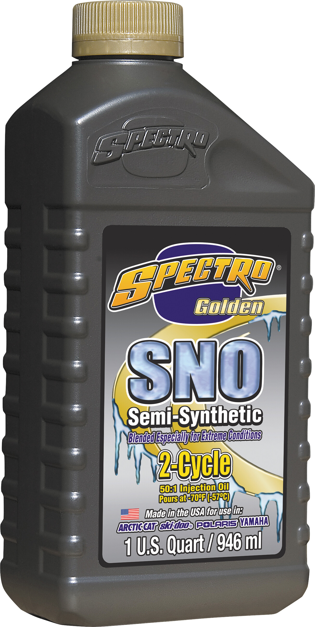 SPECTRO GOLDEN SNO SEMI-SYN INJECT OIL 2T 1QT