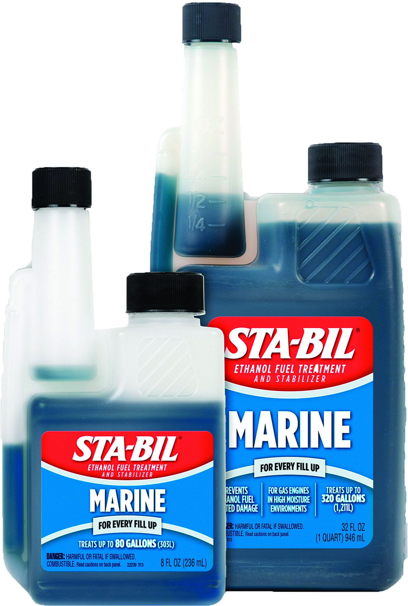 STA-BIL MARINE ETHANOL FUEL TREATMENT AND STABILIZER 8OZ 6/CASE