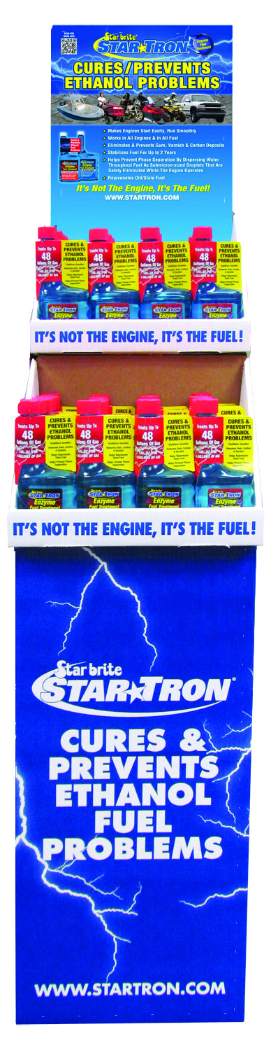 STAR BRITE ENZYME FUEL TREATMENT 8OZ 48/PK W/FLOOR DISPLAY