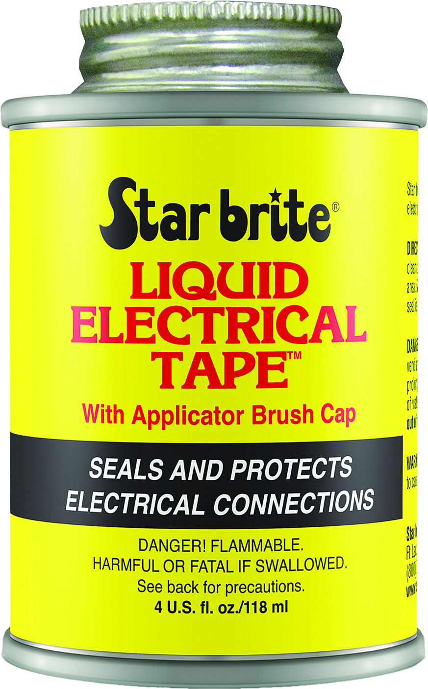 STAR BRITE LIQUID ELECTRICAL TAPE BLACK 4 OZ