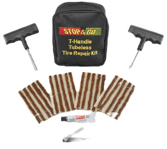 STOP & GO T-HANDLE TIRE REPAIR KIT