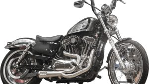 TBR COMP-S 2-1 SPORTSTER BRUSHED