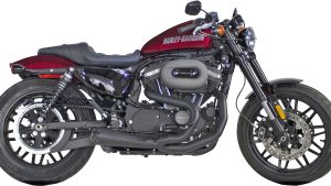 TBR COMP-S 2-1 SPORTSTER BLACK