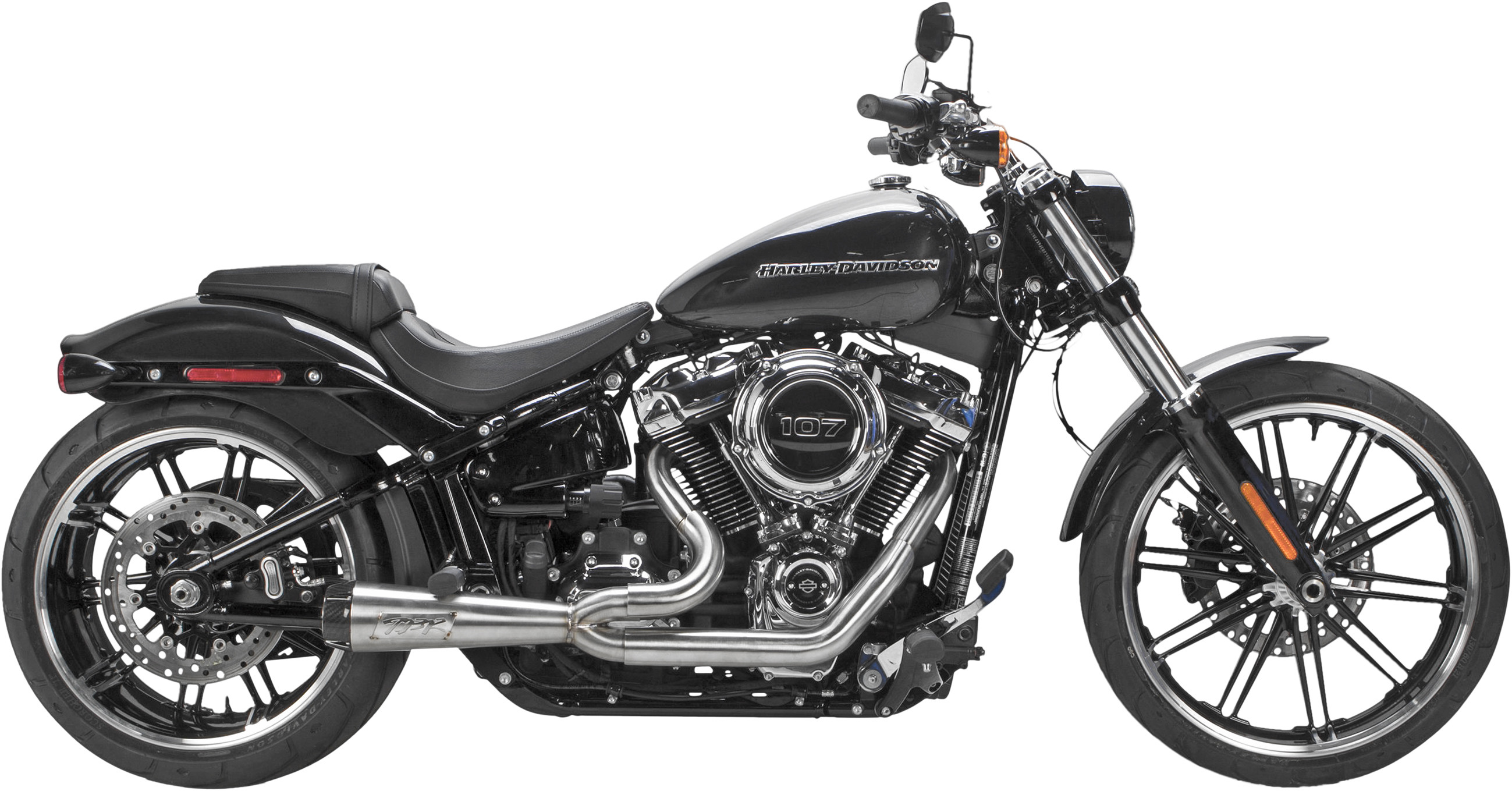 TBR COMP-S 2-1 SOFTAIL BRUSHED W/CF ENDCAP