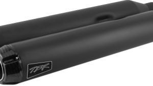 TBR COMP-S SLIP-ON M8 FLH/FLT BLACK W/CF ENDCAP