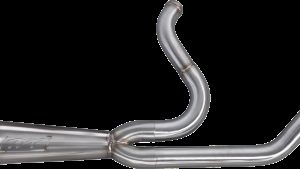 TBR COMP-S 2-1 M8 FLH/FLT BRUSHED W/TURNOUT BLACK ENDCAP