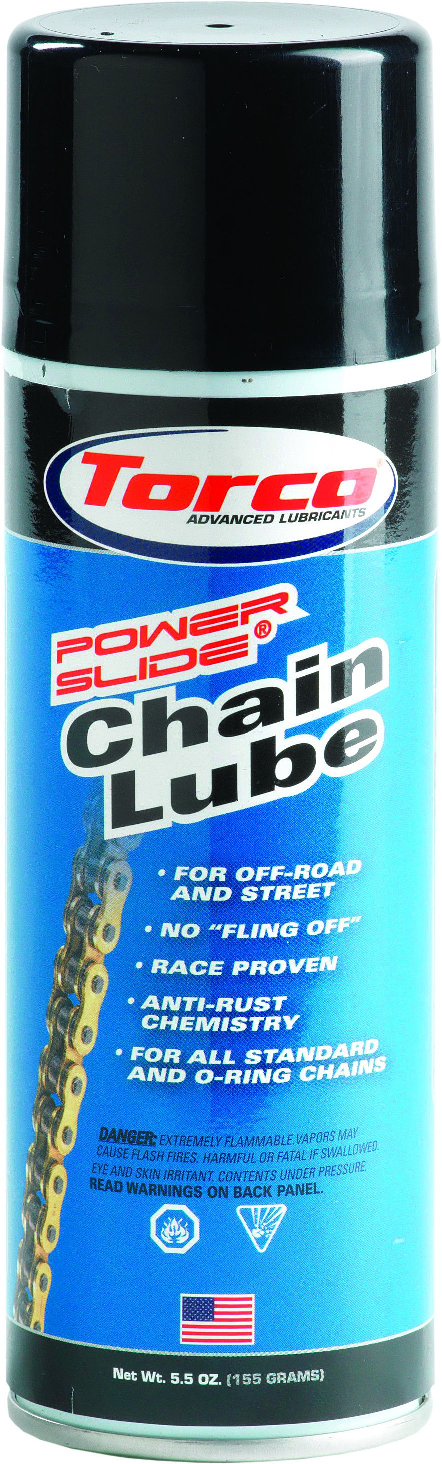 TORCO POWER SLIDE CHAIN LUBE 5.5OZ