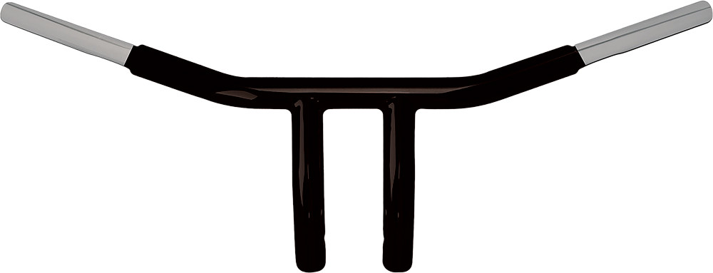WILD 1 CHUBBY 6" RISER DRAG BAR SATIN BLACK
