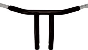 WILD 1 CHUBBY 8" DRAG BAR SATIN BLACK