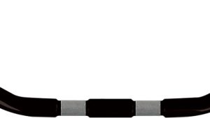 WILD 1 CHUBBY KNUCKLE BAR SPRINGER SATIN BLACK