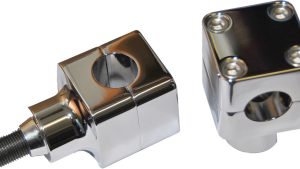 WILD 1 STUBBY CHUBBY SPRINGER RISERS CHROME