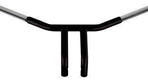 WILD 1 CHUBBY 6" LOW PROFILE DRAG BAR SATIN BLACK