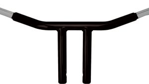 WILD 1 CHUBBY 8" PHSYCO DRAG BAR SATIN BLACK