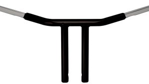 WILD 1 CHUBBY 10" PHSYCO DRAG BAR SATIN BLACK