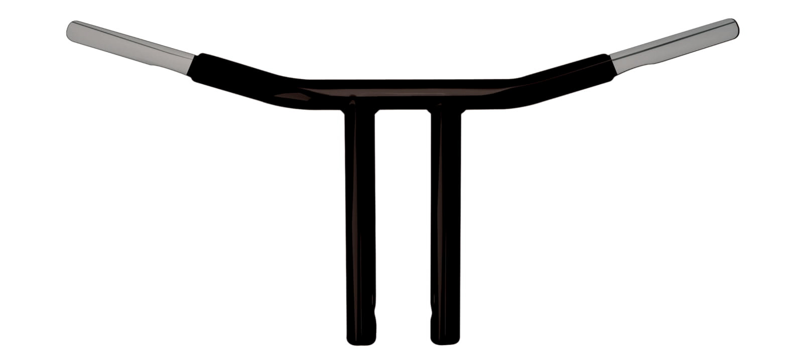 WILD 1 CHUBBY 10" PHSYCO DRAG BAR SATIN BLACK