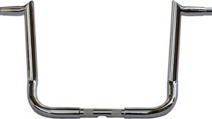 WILD 1 CHUBBY 10" HOOKED BAGGER CHROME