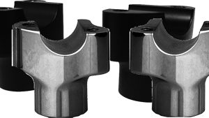 WILD 1 CHUBBY RISERS 1.5" STRAIGHT BLACK