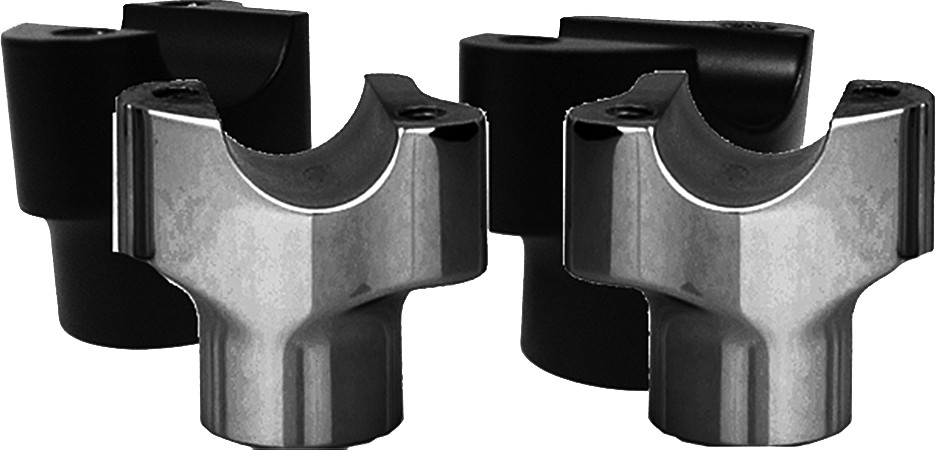 WILD 1 CHUBBY RISERS 1.5" STRAIGHT BLACK