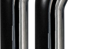WILD 1 CHUBBY 9.5" PULLBACK RISERS BLACK