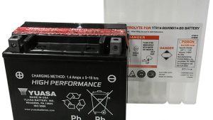 YUASA BATTERY YTX14H-BS MAINTENANCE FREE